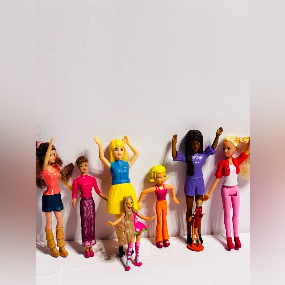 Barbie McDonald’s and Burger King Dolls Lot Of 7